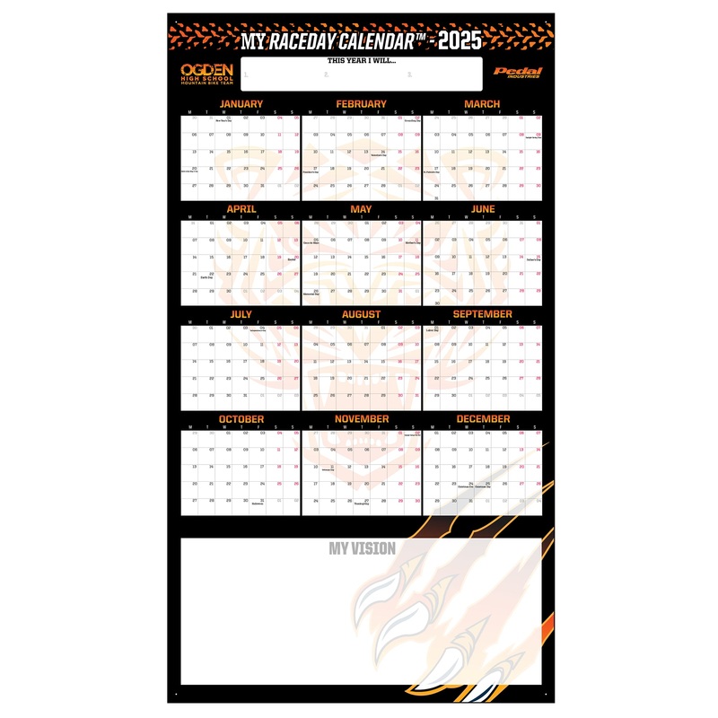 Ogden HS MTB 2025 GIANT MY RACEDAY CALENDAR