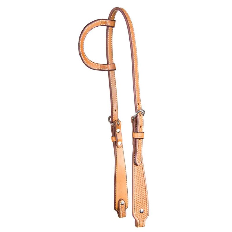 Teskey’s Basket Stamped One Ear Headstall