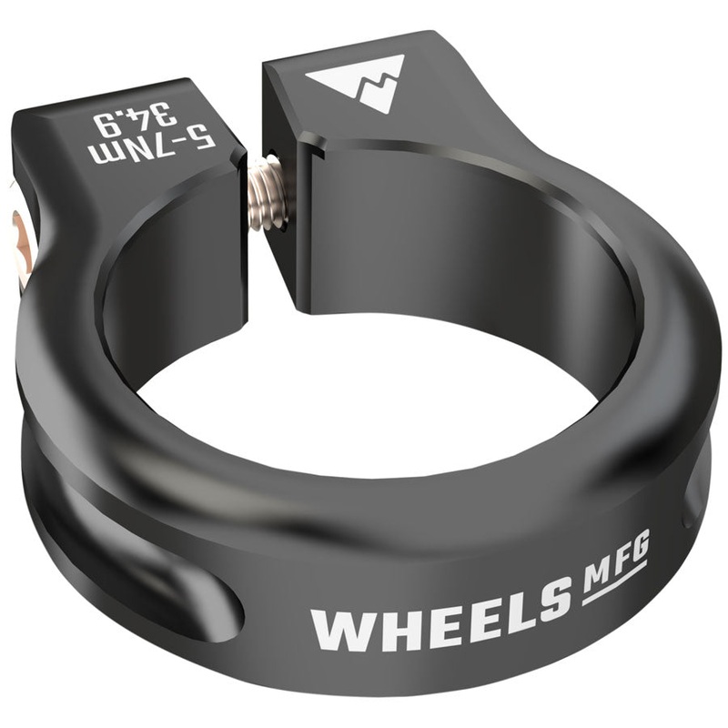 Wheels Manufacturing Seatpost Clamp – 34.9mm, Bolt-On, Black