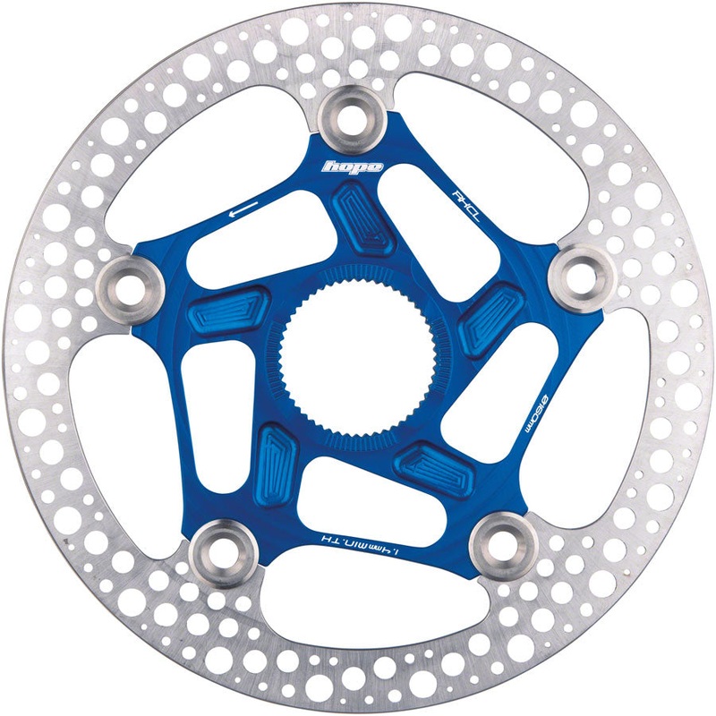 Hope RX Disc Rotor – 140mm, Center-Lock, Blue
