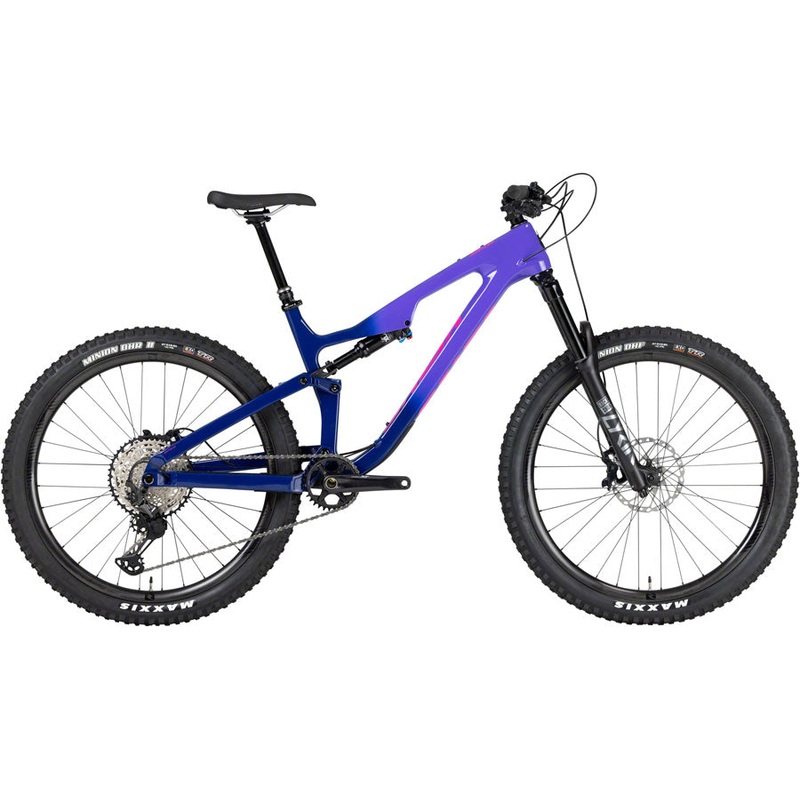 Salsa Rustler Carbon XT Bike – 27.5″, Carbon, Purple Fade, Large