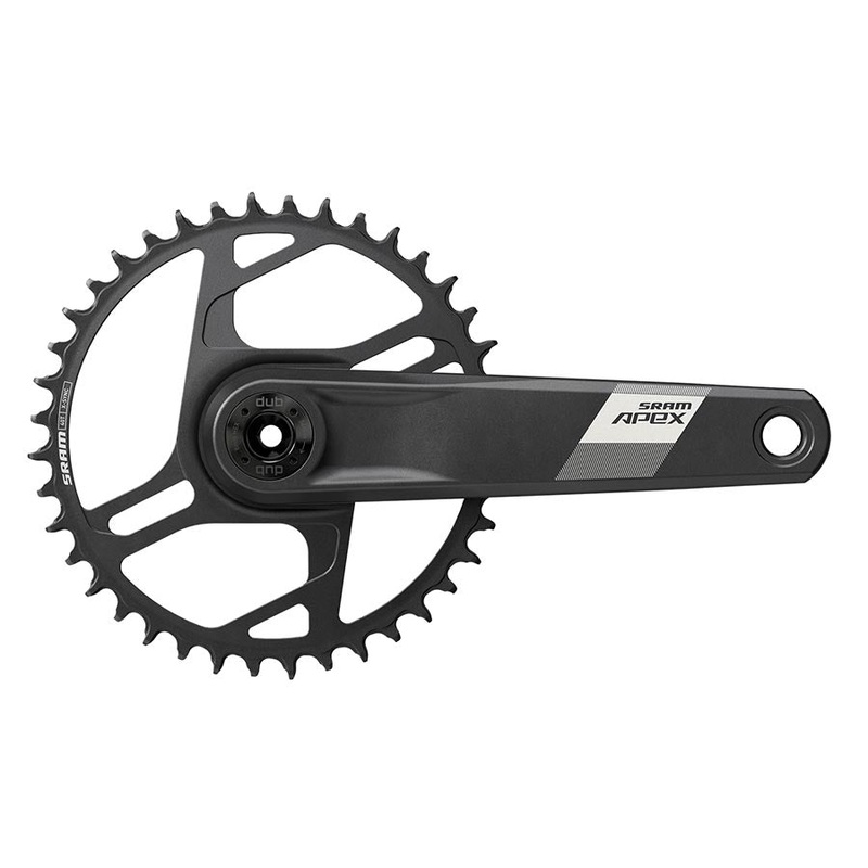 SRAM Apex 1 Wide Crankset – 172.5mm 12-Speed 40t Direct Mount DUB Spindle Interface BLK D1