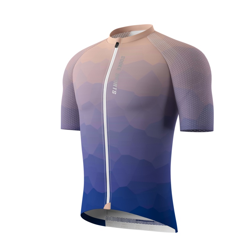 Unisex Cycling Short Sleeves Jersey  CS1193–Purple