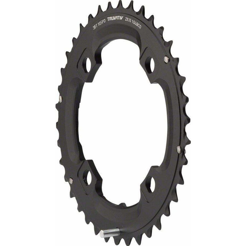 X0 and X9 38T 104mm BCD 10 Speed GXP Chainring with Long Over-shift Pin, Use with 24T