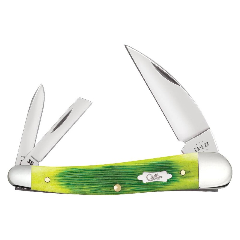 Case Seahorse Whittler – Lime Green Bone