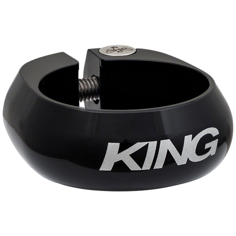Chris King Seatpost Clamp – 36.4mm, Bolt-On, Black