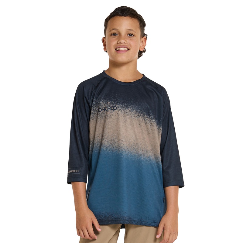 DHaRCO Youth 3-4 Sleeve Jersey – Youth L – Dusty Waters
