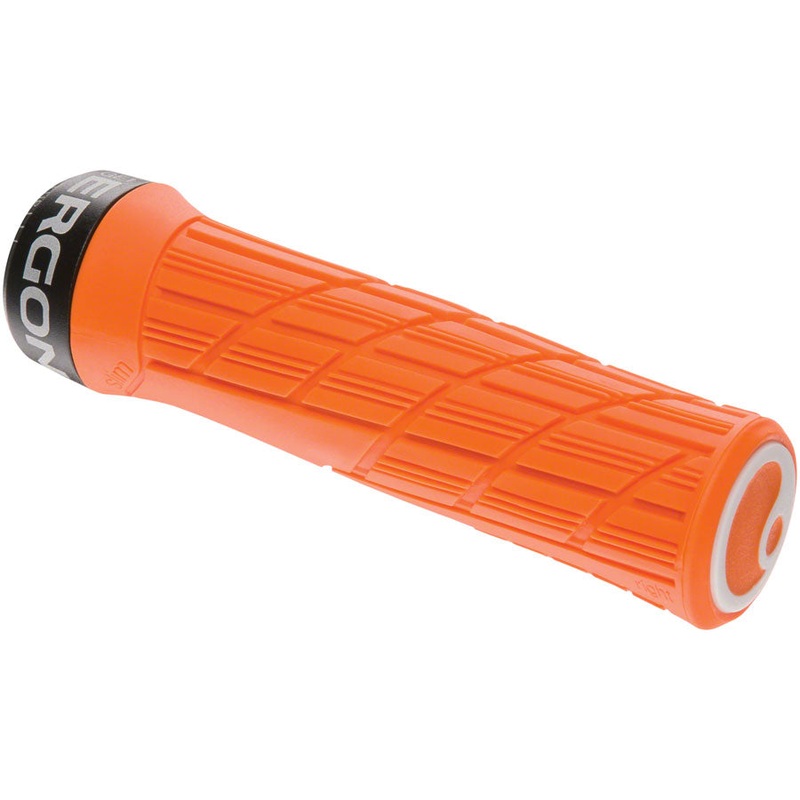 Ergon GE1 Evo Slim Grips – Juicy Orange Lock-On