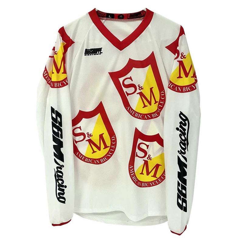 S&M OG Shield Race Jersey – White