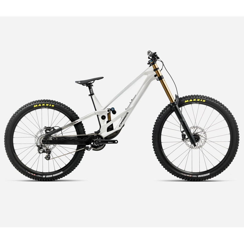 2026 Orbea RALLON D-LTD Downhill Mountain Bike White Chic – Diamond Black (Gloss)
