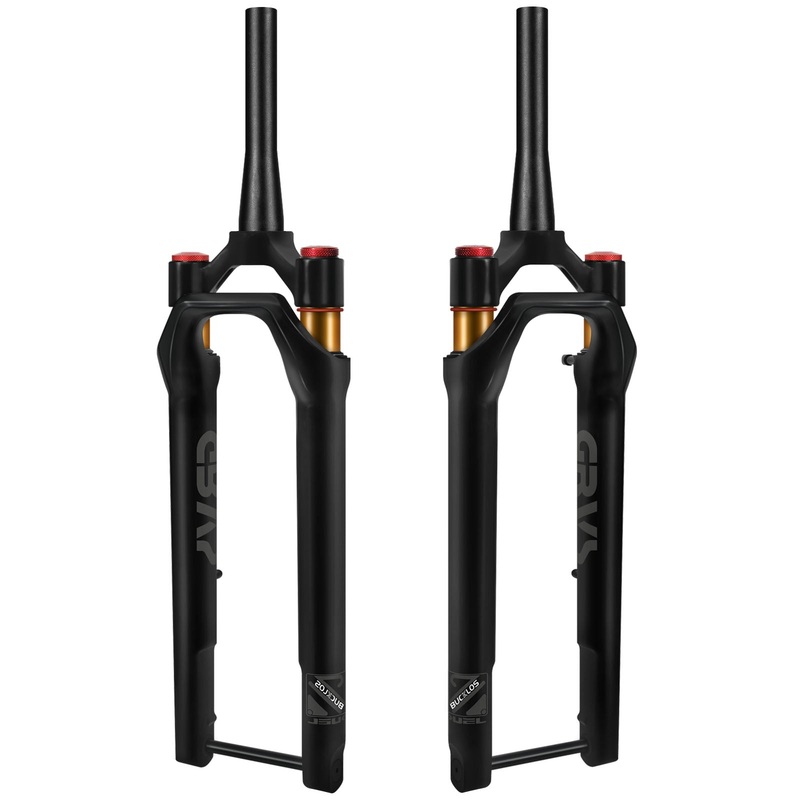BUCKLOS GRVS 1 1/8 700C Gravel Air Suspension Fork Black