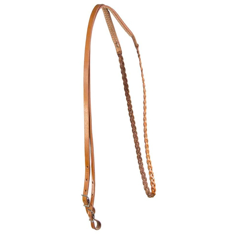 Teskey’s Three Strand Braided Reins Latigo