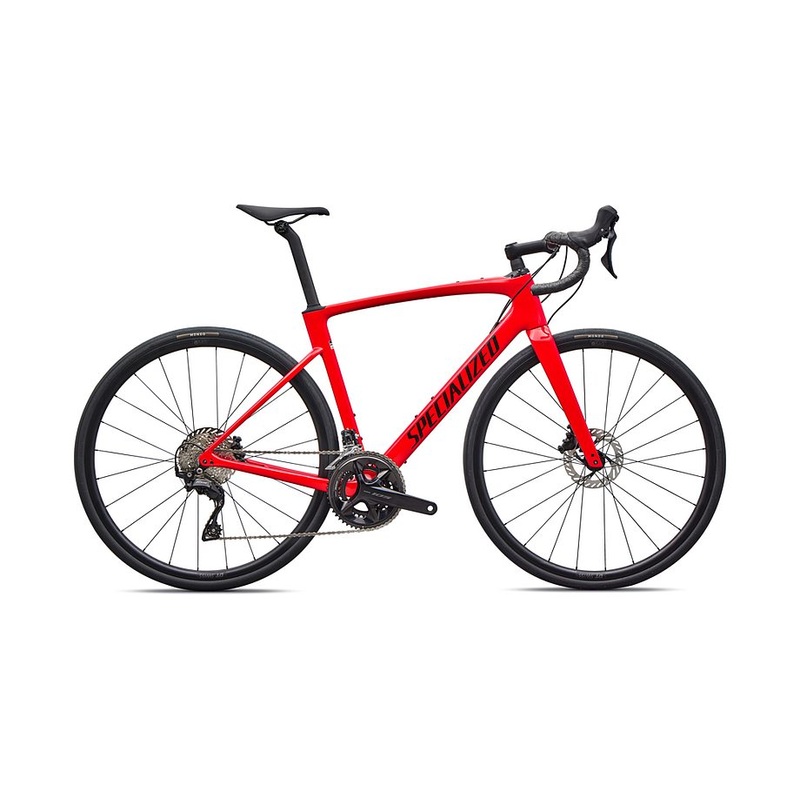 2026 Specialized Roubaix Sport Bike Gloss Vivid Red/Obsidian 49