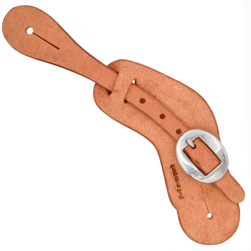 Cowperson Tack Roughout Buckaroo Spur Straps Light Oil