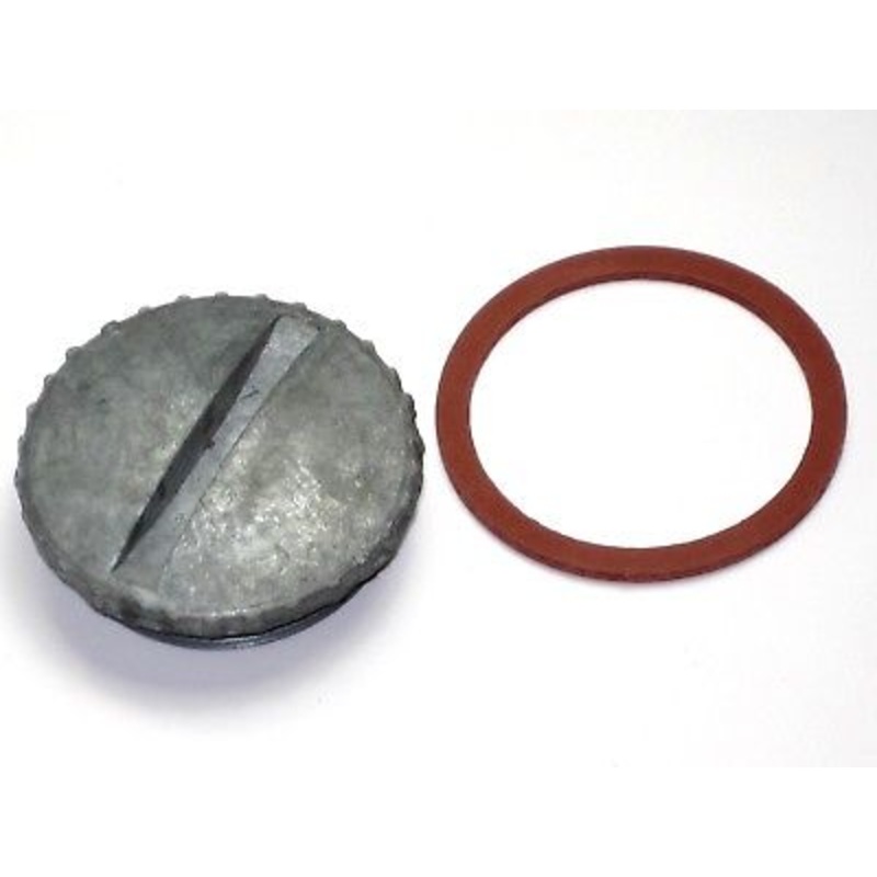 Used Triumph pre-unit primary cover & case filler cap oil fill inspection NT367