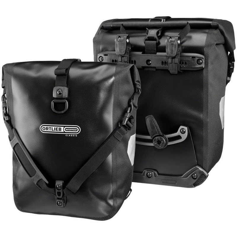 Sport-Roller Classic Pannier – 25L Pair Black