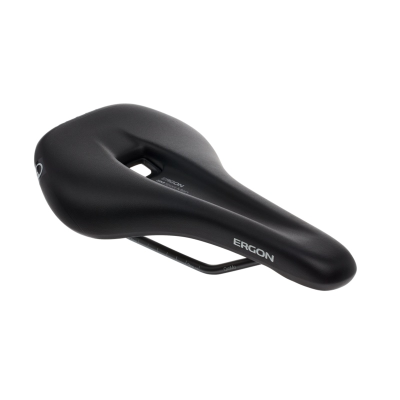 Ergon Sport Men’s MTB Saddle – Black – Cro-Mo Alloy – S-M