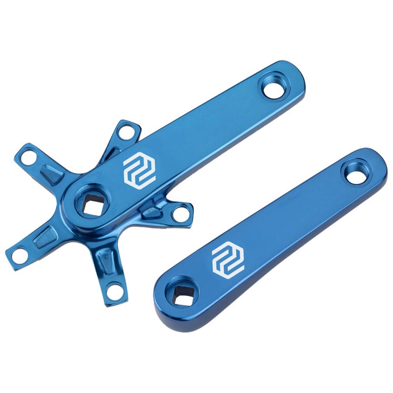 SQ-1 Crank Arm Set – 150mm Square Taper JIS Spindle Interface 110mm BCD Blue