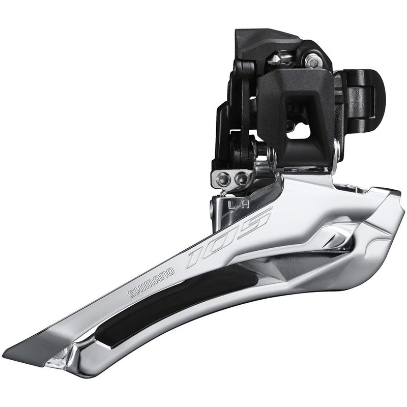 105 FD-R7100-BS Front Derailleur – 12-Speed Double 31.8/28.6mm Band Clamp Down-Swing Down-Pull 52t Max