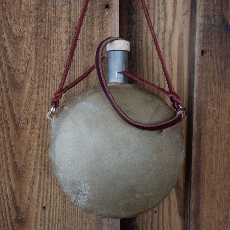 Bill Elliott Handmade Rawhide Canteen