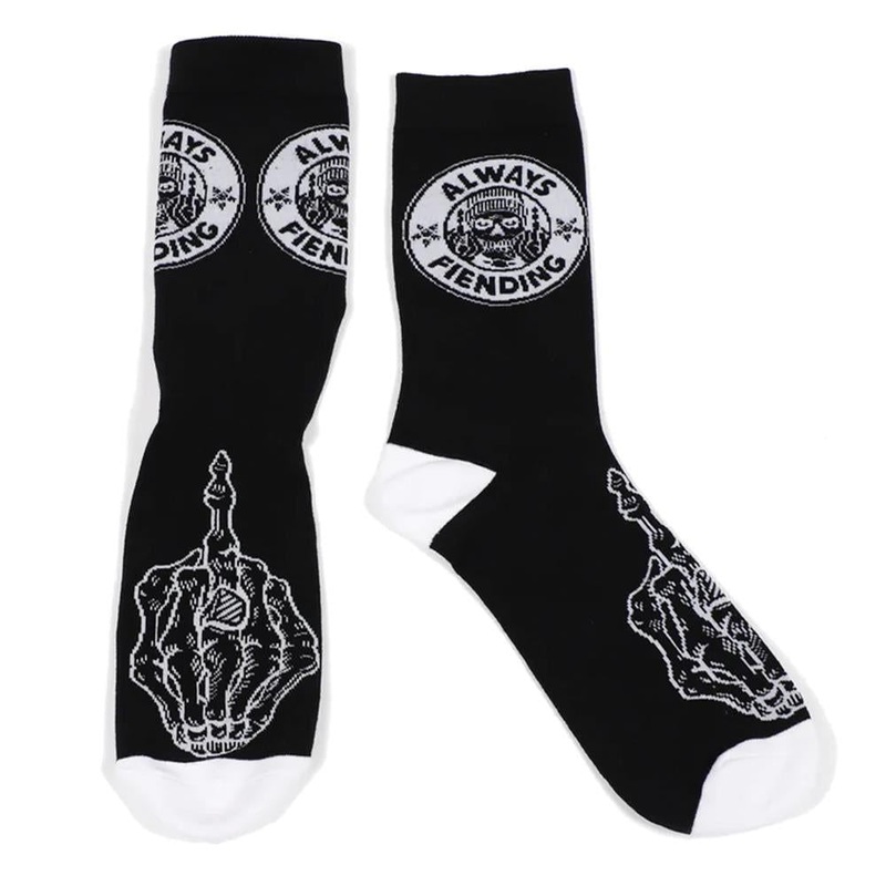 Fiend Always Fiending Socks – Black