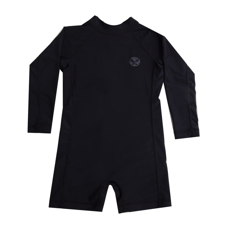 Oaklin -Tot Girls L/S Swim Suit Black