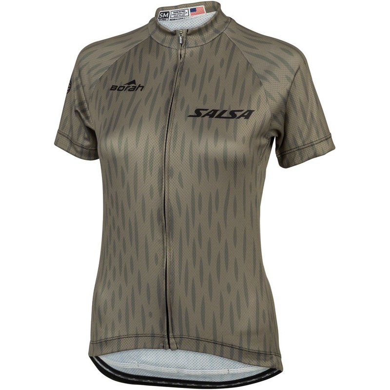 Salsa Women’s Hinterland Jersey – X-Large Olive Green