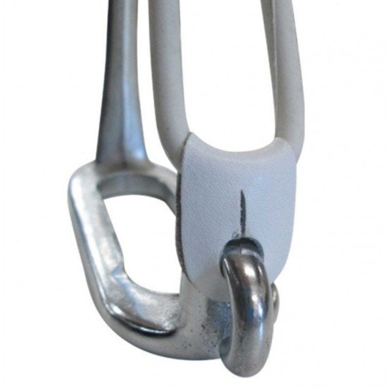 Stirrups irons peacock nickle plated
