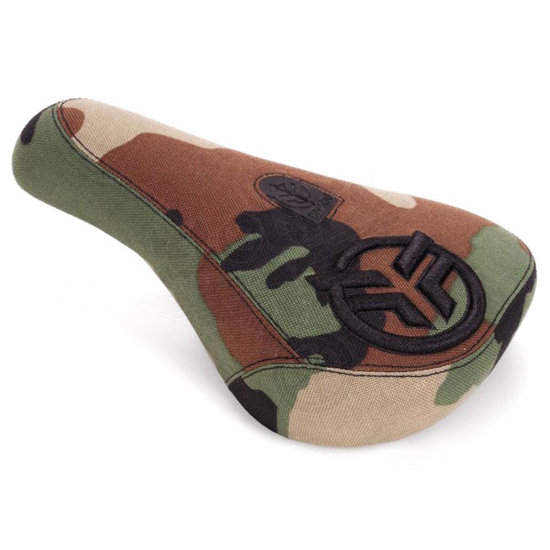 Federal Logo Mid Seat with Raised Embroidery Black and Black