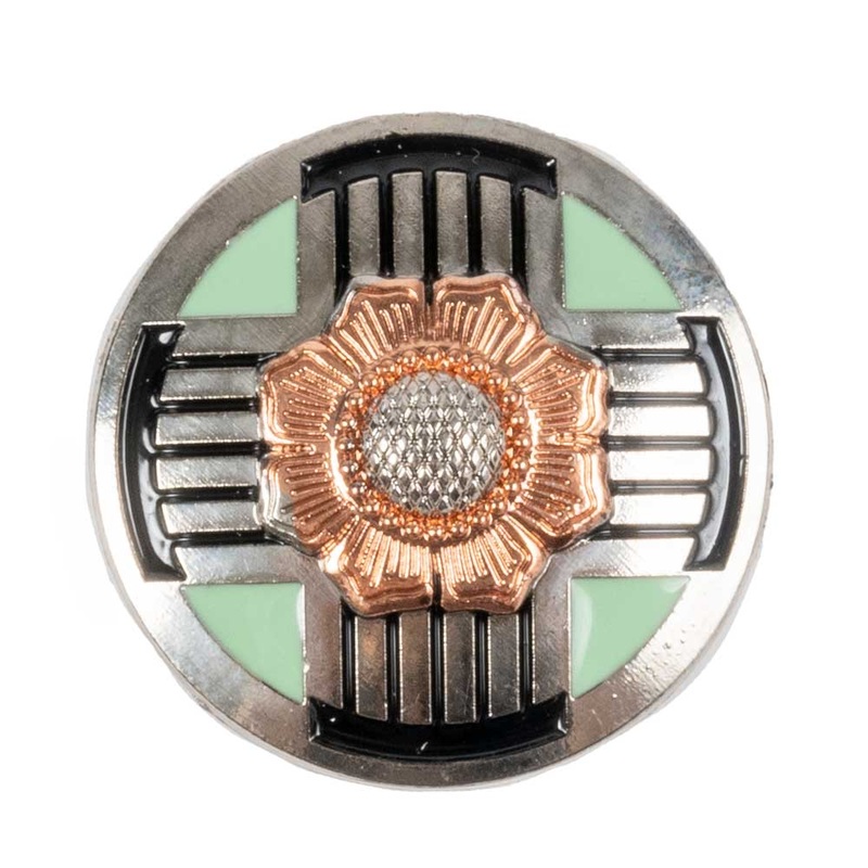 Pecos Flower 1 1/2″ Concho
