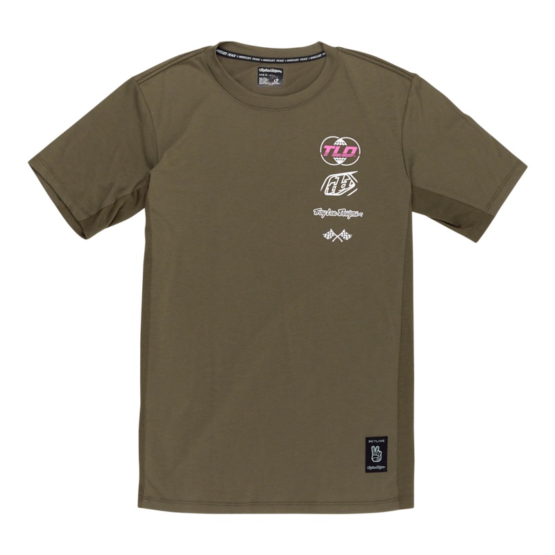TLD Skyline Short Sleeve Ride Tee – XL – Worldwide Caper