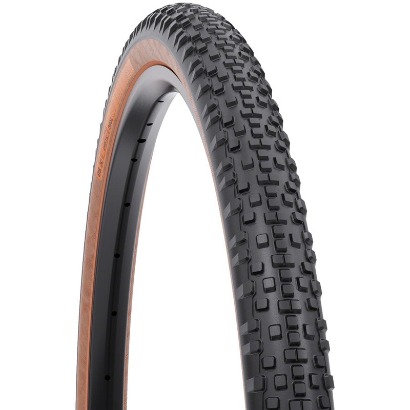 WTB Resolute Tire – 700 x 42, TCS Tubeless, Folding, Black/Tan, Light/Fast Rolling, Dual DNA, SG2