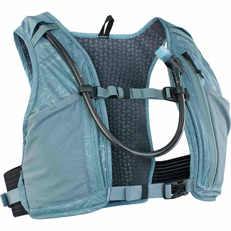 Evoc Hydro Pro 1.5L + 1.5L Bladder Hydration Pack – 1.5L Pack – 1.5L Bladder – Steel