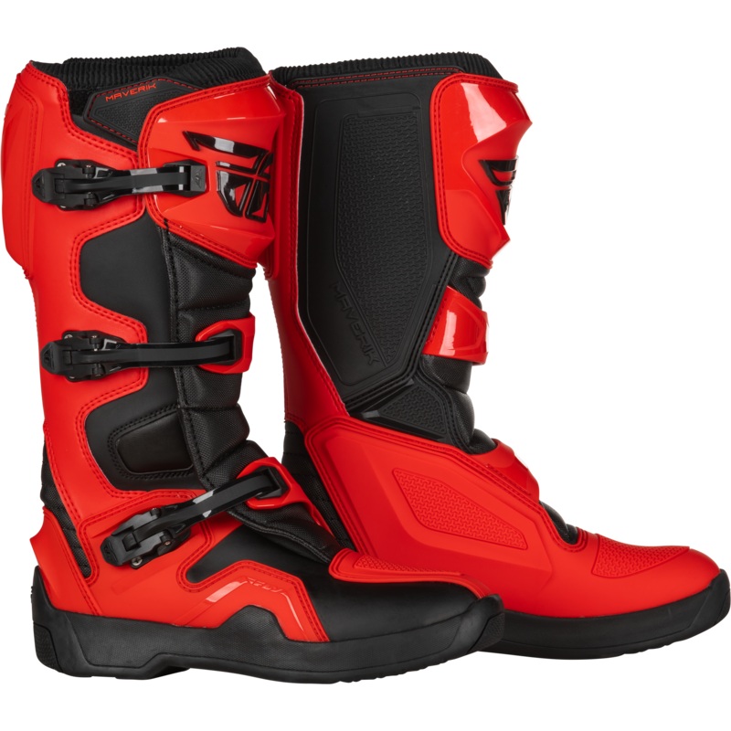 FLY RACING Maverik Boots Red/Black Size 12 – Part #364-67312