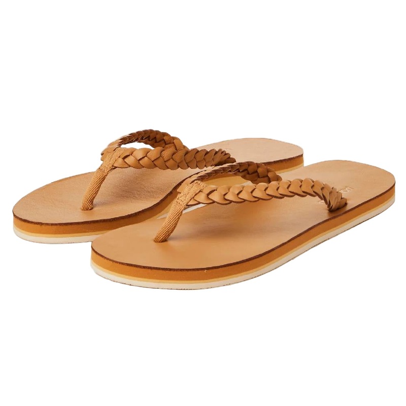 Hari Mari Women’s Meadows Braided Flip Flop – Hazelnut