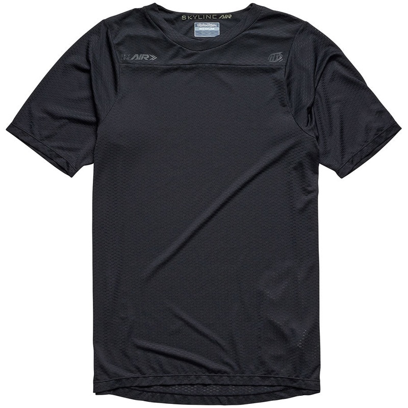 Troy Lee Designs Skyline Air Short Sleeve Jersey   Mono Black, Large