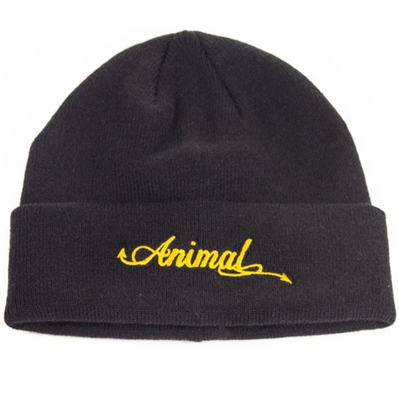Animal Tails Beanie – Black