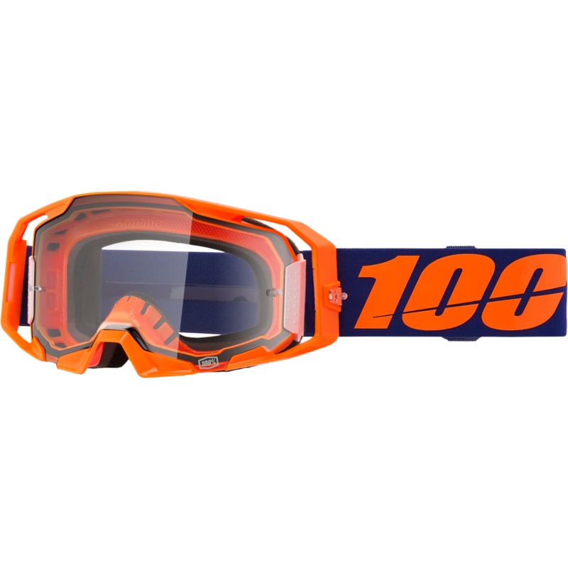 Armatic Goggle Neon Orange Clear Lens