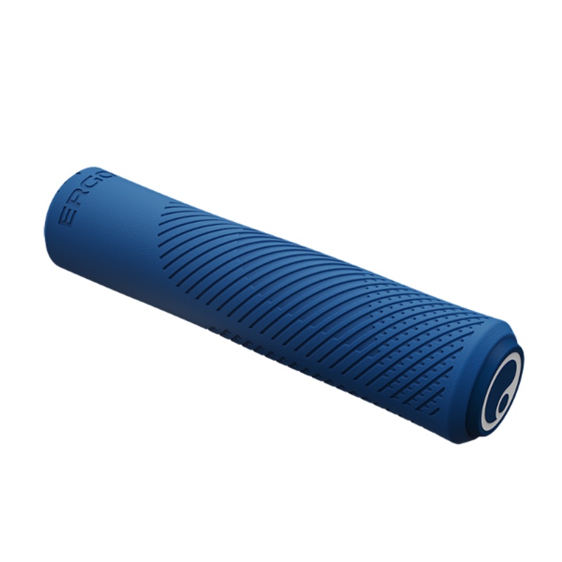 Ergon GXR Slip On Grips – Midsummer Blue – Single Lock On Grips – Large