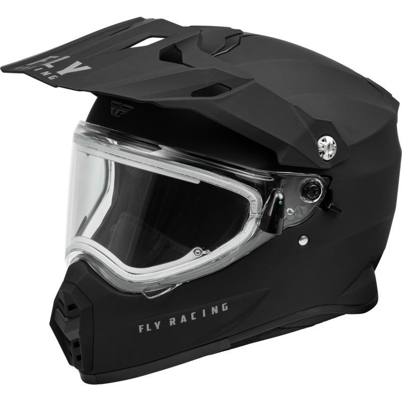 Trekker Cw Solid Helmet Elec Shld Matte Black Xl