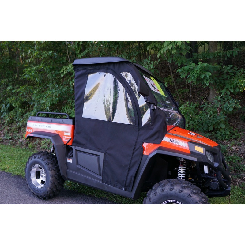 Home Depot Vector Hisun E1 (electric) Vector 500 Full Utv Cab Enclosure Black