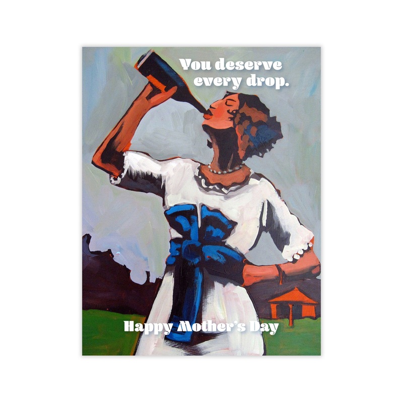 Mother’s Day Champagne Card Multi