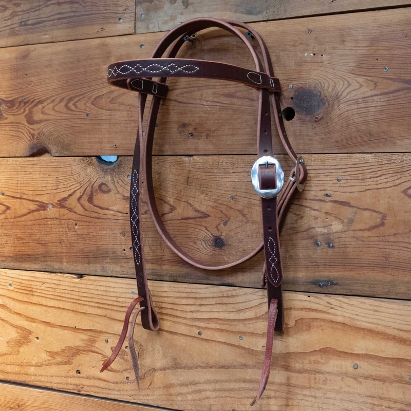 Ross Bullinger 3/4″ Stitched Browband Headstall