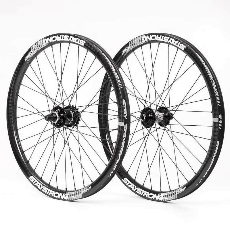Stay Strong Carbon Race DVSN V3 24″ Disc Race Wheelset Black