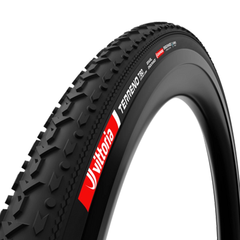 Vittoria Terreno T80 Tyre – 700c – 40mm – Yes – Endurance Formulation – Endurance – Hard – Heavy Duty Protection – Folding – Black