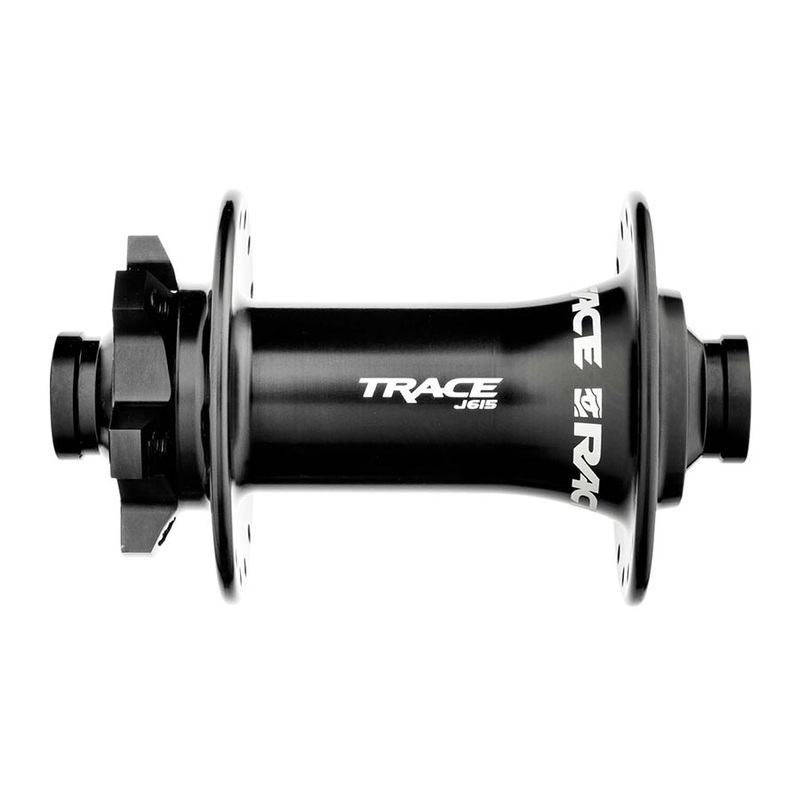 RaceFace Trace J-Bend 615 Front Hub – 15 x 110mm Boost 6-Bolt Black