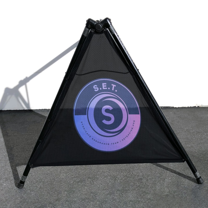 S.E.T. 2024 Bike Rack Banners (Set of 2 Mesh Banners)