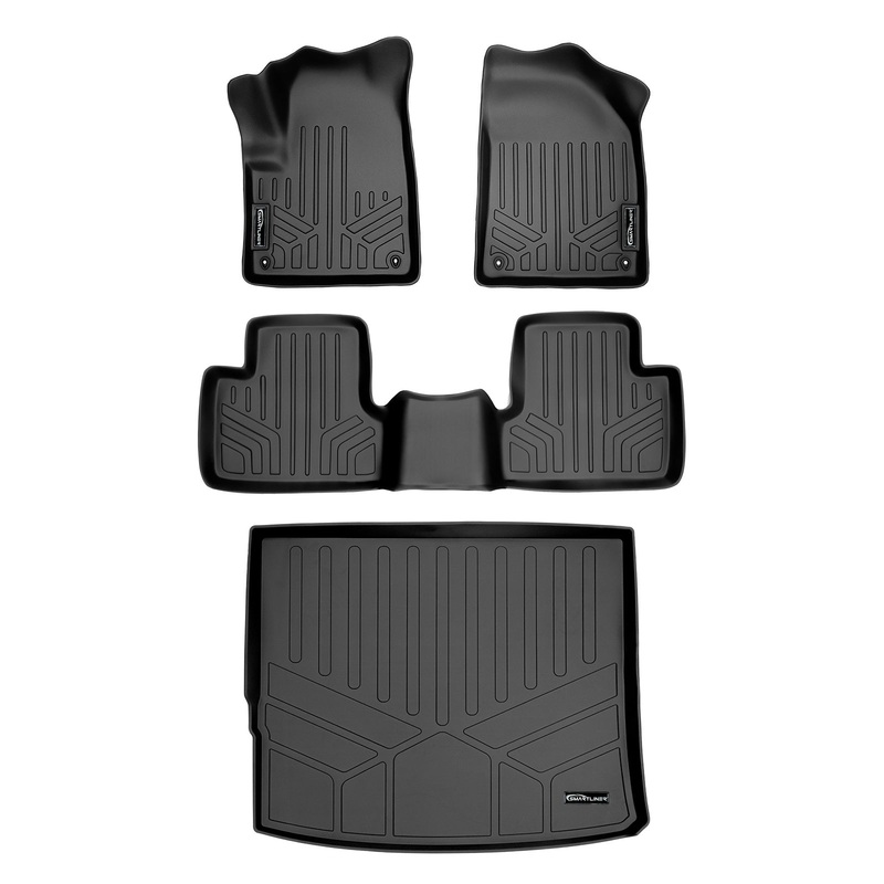 SMARTLINER Custom Fit Floor Liners For 2014-2023 Jeep Cherokee Black