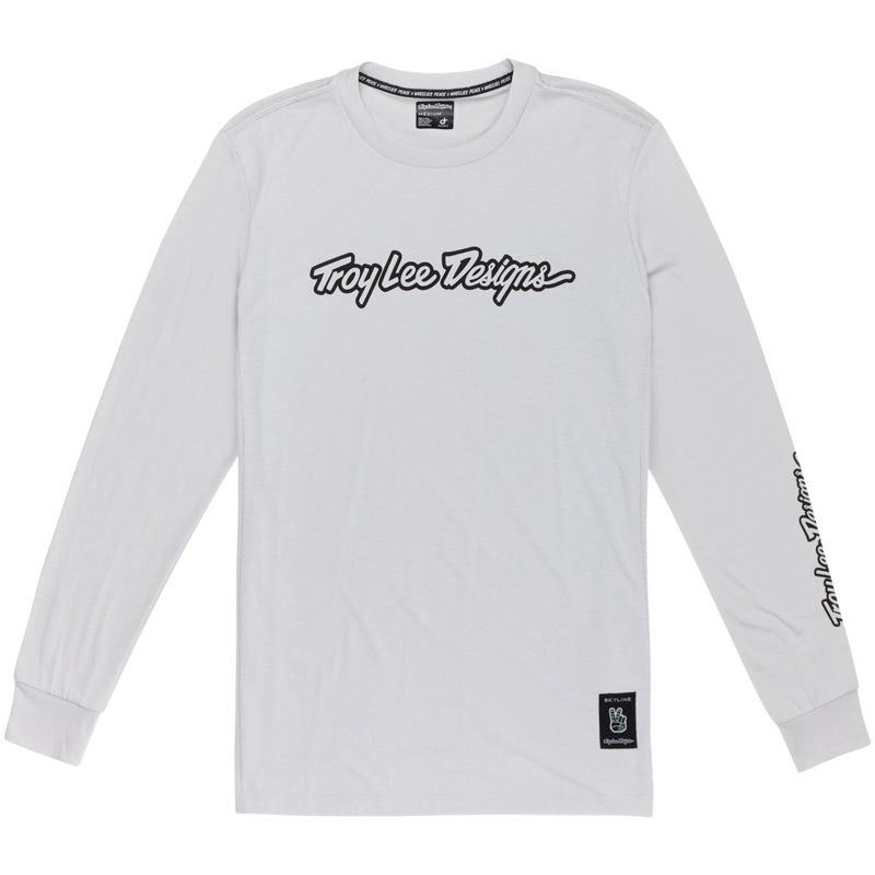 TLD Skyline Long Sleeve Ride Tee – XL – Signature Mist
