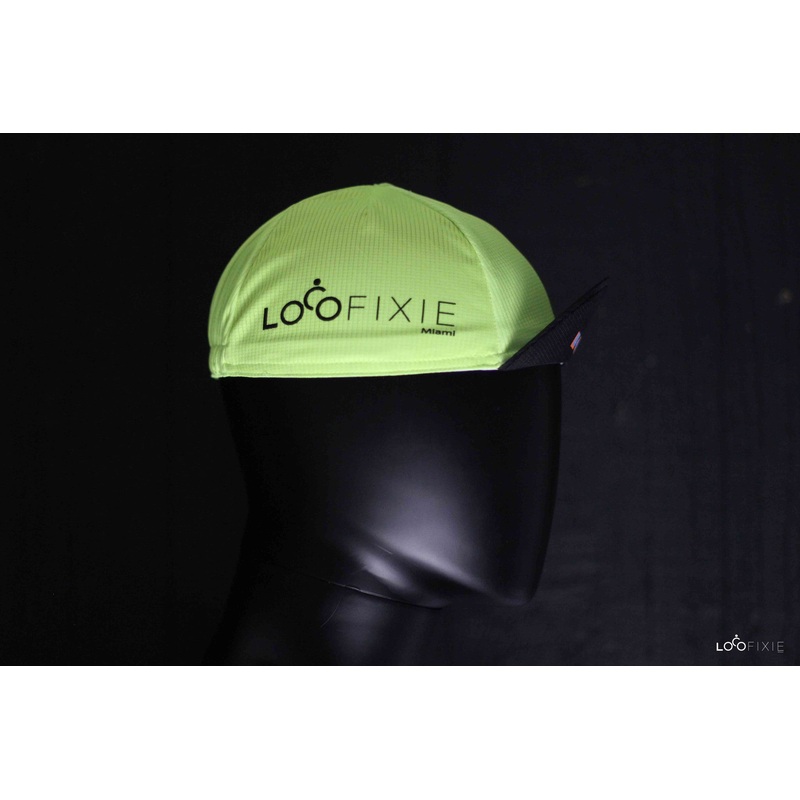 Loco Cycling Cap  Neon Yellow